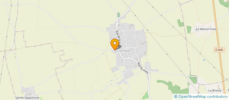 localisation de l'entreprise GRPT DE LA CROIX LAIR  COMBON