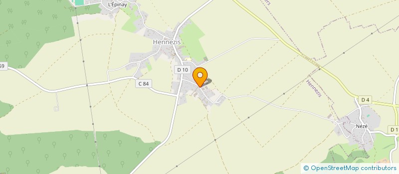 localisation de l'entreprise GRPT DE LA PLAINE  HENNEZIS