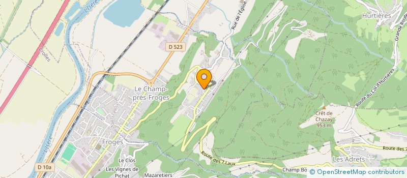 localisation de l'entreprise GRPT DE SYLVICULTEURS DE BELLEDONNE NORD  LES ADRETS