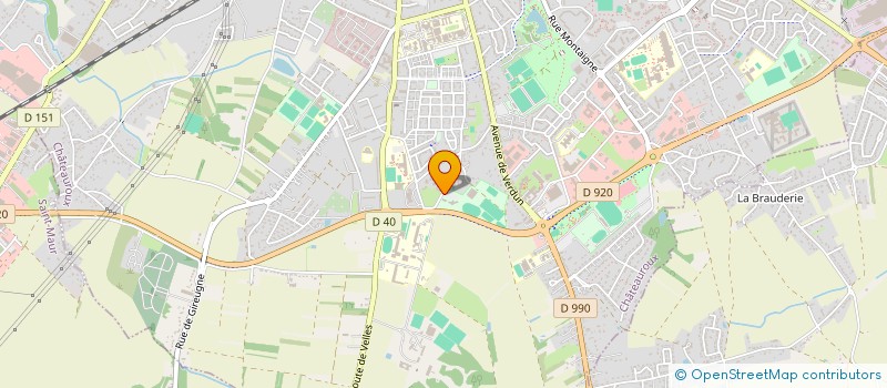 localisation de l'entreprise GRPT DEPT DE NATATION DE L'INDRE à CHATEAUROUX