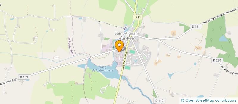 localisation de l'entreprise GRPT DES ARTISANS DE ST AIGNAN SUR ROE  SAINT-AIGNAN-SUR-ROE