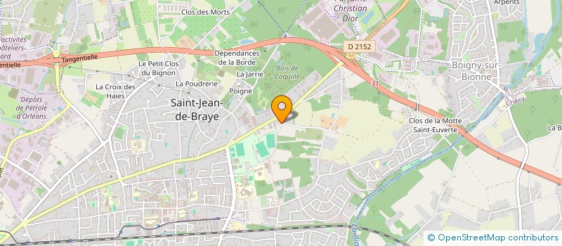 localisation de l'entreprise GRPT DES ENTREPRISES DE LA ZONE INTERCOMMUNALE DE SAINT-JEAN-DE-BRAYE-SEMOY-ORLEANS-BOIGNY à SAINT-JEAN-DE-BRAYE