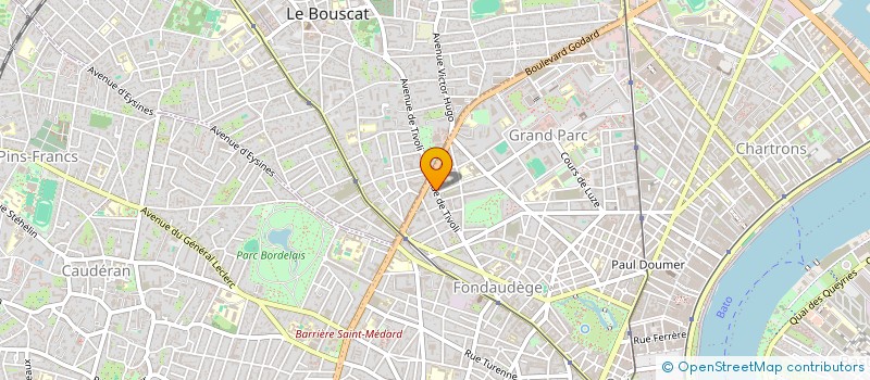 localisation de l'entreprise GRPT DES HUISSIERS DE JUSTICE à BORDEAUX