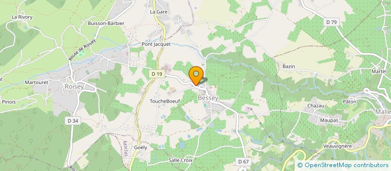 localisation de l'entreprise GRPT EMP DES DOMAINES P.GAILLARD  MALLEVAL