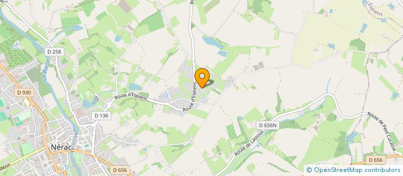 localisation de l'entreprise GRPT EMP DU GALET  NERAC