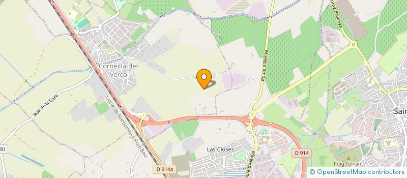 localisation de l'entreprise GRPT EMPL AGRI PASSION  CORNEILLA-DEL-VERCOL