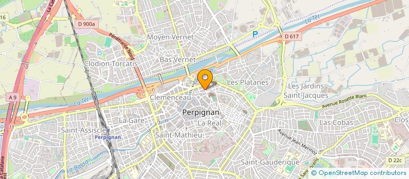 localisation de l'entreprise GRPT EMPL CANET ARGELES STE MARIE JUDO  PERPIGNAN