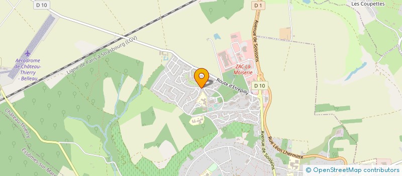 localisation de l'entreprise GRPT EMPL DE LAUCONNOIS-MAISONNEUVE à CHATEAU THIERRY