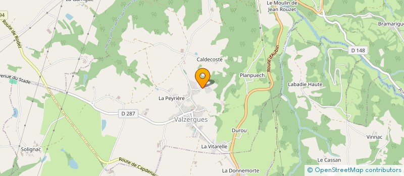 localisation de l'entreprise GRPT EMPL DE VALZERGUES  VALZERGUES