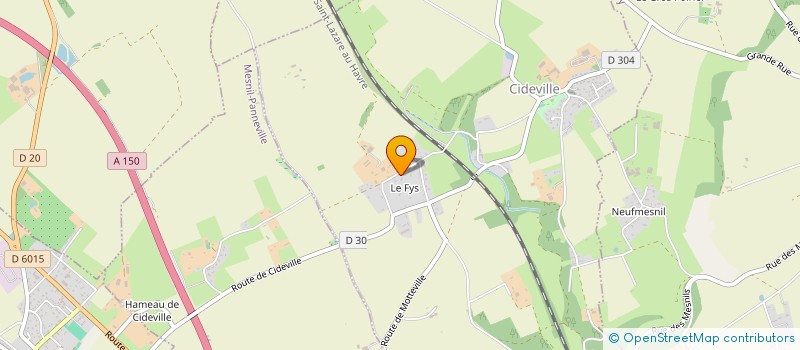 localisation de l'entreprise GRPT EMPL DES QUATRE FERMES  CIDEVILLE