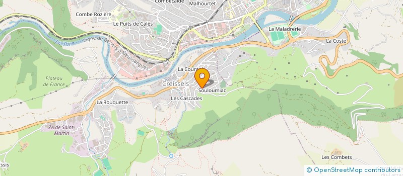 localisation de l'entreprise GRPT EMPL DU TROIS QUART AILE  SAINT-GEORGES-DE-LUZENCON