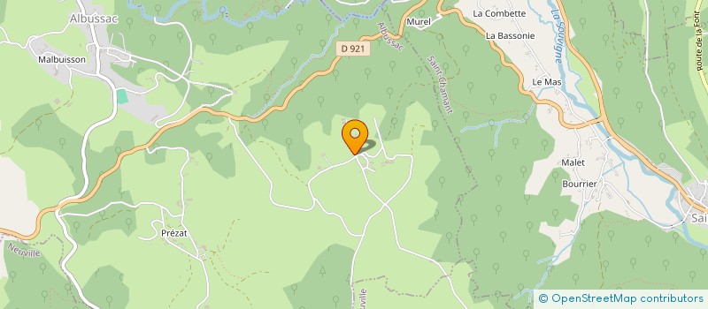 localisation de l'entreprise GRPT EMPL PLATEAUX DE LA DORDOGNE  ALBUSSAC