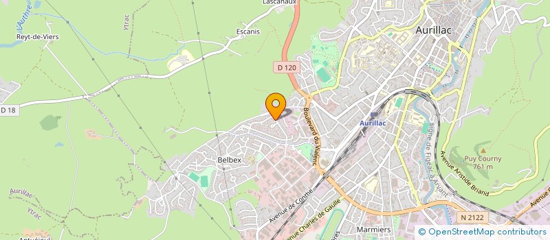 localisation de l'entreprise GRPT EMPLOY AGRICOLES BASSIN AURILLAC à AURILLAC