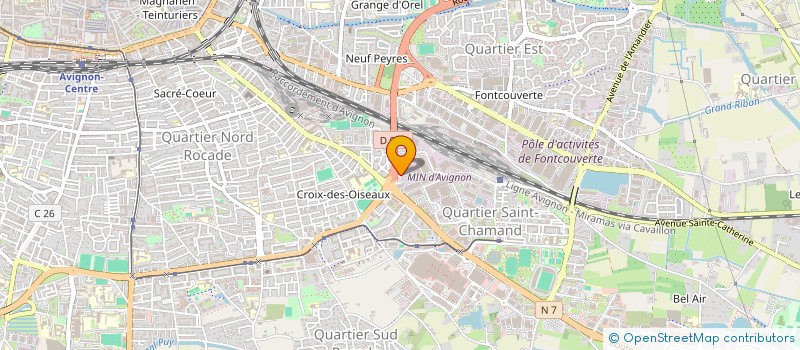 localisation de l'entreprise GRPT EMPLOY INSER BTP SUD LUBERON à AVIGNON