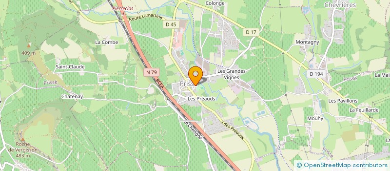 localisation de l'entreprise GRPT EMPLOY VALS DE SAONE ET LAMARTINIEN à PRISSE