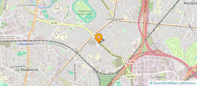 localisation de l'entreprise GRPT EMPLOYEUR INSER QUALIF BTP DPT NORD à MARCQ-EN-BARŒUL