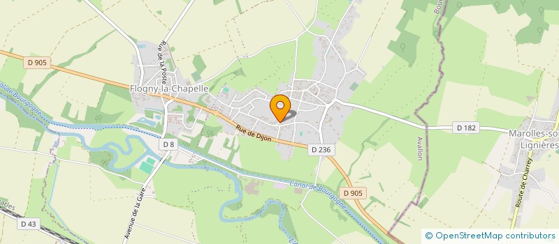 localisation de l'entreprise GRPT EMPLOYEURS AUBEYONNE à FLOGNY-LA-CHAPELLE