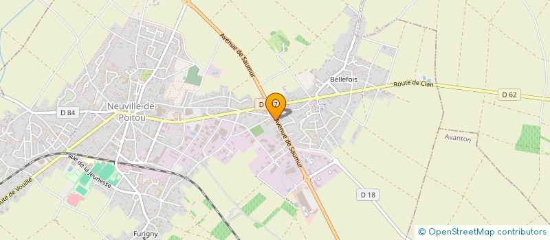 localisation de l'entreprise GRPT EMPLOYEURS DE CHAMP MORIN  SAINT-MARTIN-LA-PALLU