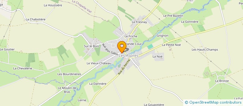 localisation de l'entreprise GRPT EMPLOYEURS DE L ERABLE à ECORCEI