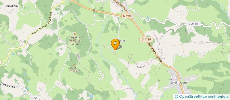 localisation de l'entreprise GRPT EMPLOYEURS DE LA MEYNARDIE  SEILHAC