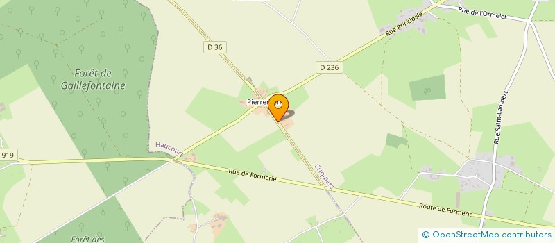 localisation de l'entreprise GRPT EMPLOYEURS DE PIERREMENT  CRIQUIERS