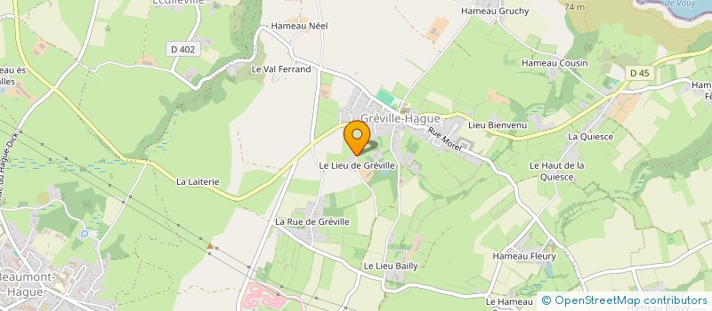 localisation de l'entreprise GRPT EMPLOYEURS DES BRUYERES  LA HAGUE