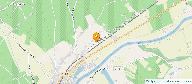 localisation de l'entreprise GRPT EMPLOYEURS DES DEUX PLATANES à LISLE-SUR-TARN