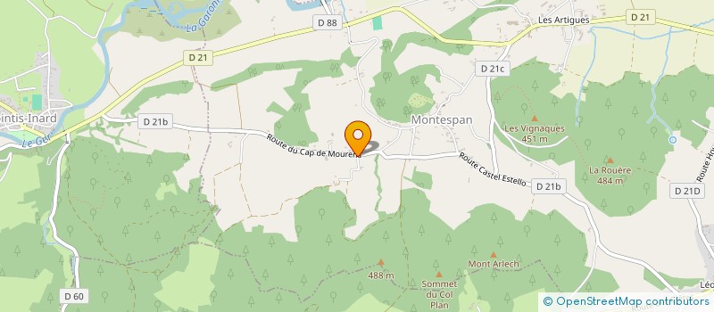 localisation de l'entreprise GRPT EMPLOYEURS DES DEUX RIVES  MONTESPAN