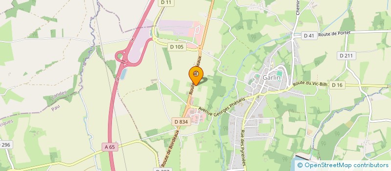 localisation de l'entreprise GRPT EMPLOYEURS EMPLOI BEARN ADOUR à GARLIN