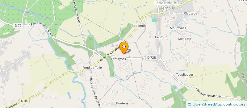 localisation de l'entreprise GRPT EMPLOYEURS FOND DE TUILE  LES BARTHES