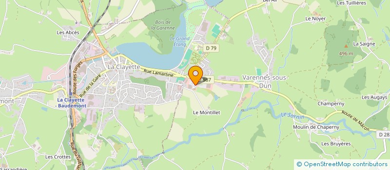 localisation de l'entreprise GRPT EMPLOYEURS GARMIER DELANGLE à VARENNES-SOUS-DUN