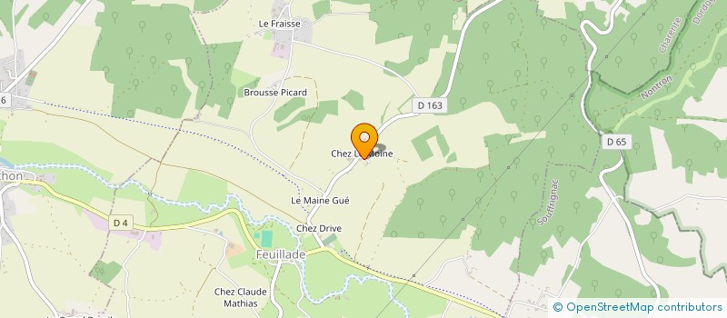 localisation de l'entreprise GRPT EMPLOYEURS GLEPA DU PETIT MAINE à FEUILLADE