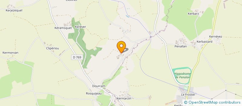 localisation de l'entreprise GRPT EMPLOYEURS GOARVOT CRAS  POULLAOUEN