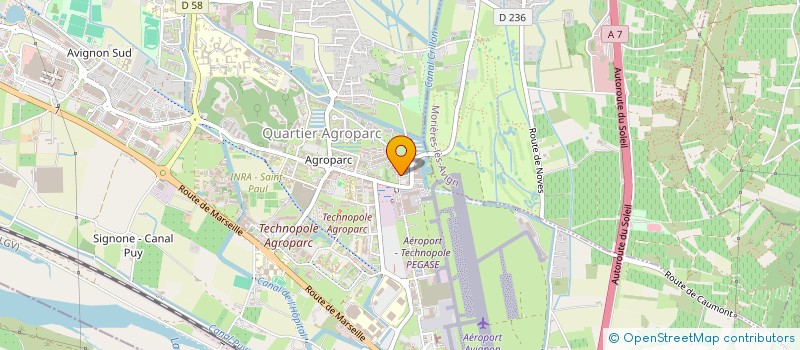 localisation de l'entreprise GRPT EMPLOYEURS INSERTION QUALIFICATION à AVIGNON