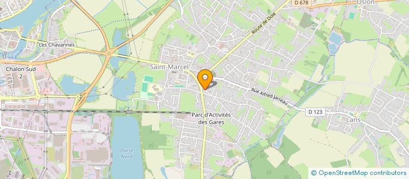 localisation de l'entreprise GRPT EMPLOYEURS JUDO VAL DE BOURGOGNE 71  SAINT-MARCEL