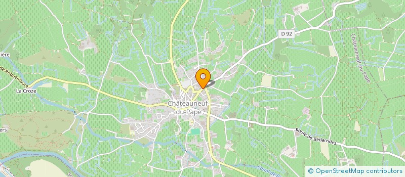 localisation de l'entreprise GRPT EMPLOYEURS MAISON DES VIGNERONS à CHATEAUNEUF-DU-PAPE