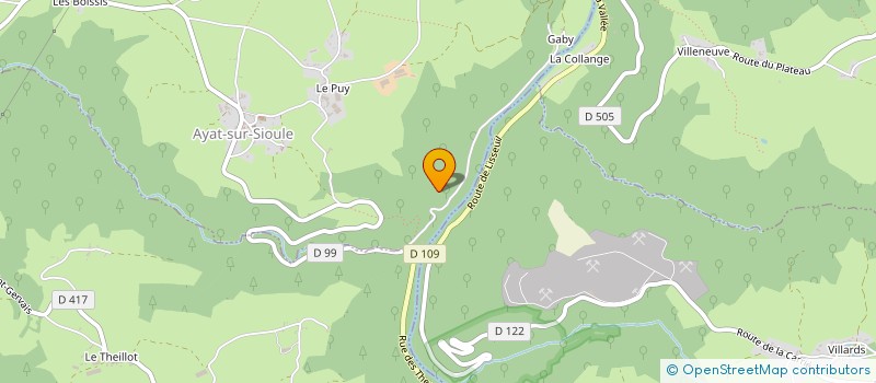 localisation de l'entreprise GRPT EMPLOYEURS SERV REMPLAC AGRICOLES  SAINT GERVAIS D'AUVERGNE