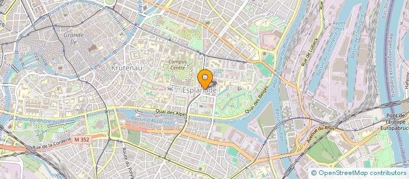 localisation de l'entreprise GRPT ETS ENSEIGN FORMAT AUTO ROUTIERE à STRASBOURG