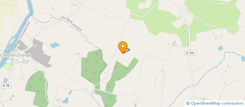 localisation de l'entreprise GRPT FONCIER RURAL DOMAINE CHANTELOUP  LES HAUTS-D'ANJOU