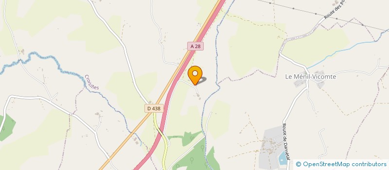 localisation de l'entreprise GRPT FONCIER RURAL DU BOUILLONNAY à CROISILLES