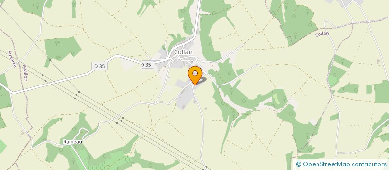 localisation de l'entreprise GRPT FOREST DE SAINT CYR  COLLAN