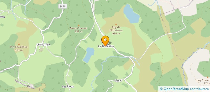 localisation de l'entreprise GRPT FOREST TINDILIERE  SAINT-MERD-LES-OUSSINES