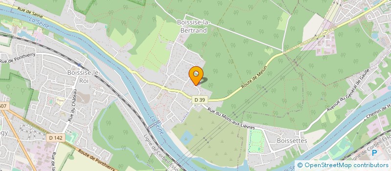 localisation de l'entreprise GRPT FORESTIER CIVIL IMMOBILIER DES BOIS DE VESVROTTE ET TROUHANS à BOISSISE-LA-BERTRAND