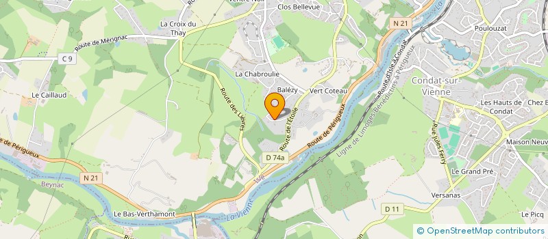 localisation de l'entreprise GRPT FORESTIER DE L'YONNE ET DU LIMOUSIN  ISLE