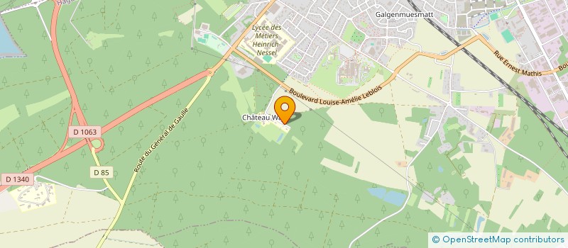 localisation de l'entreprise GRPT FORESTIER DE LA FORET DE LA WALK  HAGUENAU