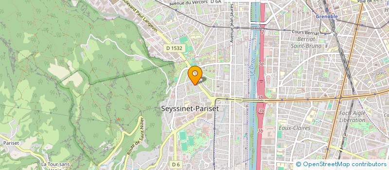 localisation de l'entreprise GRPT FORESTIER DE LA LEYRE ET GEVAUDAN  SEYSSINET-PARISET