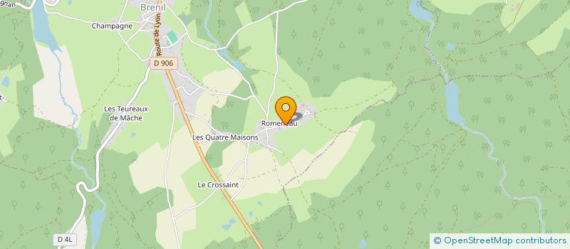 localisation de l'entreprise GRPT FORESTIER DE MONTCHAILLON  SAULIEU