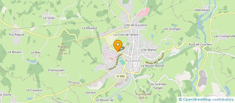 localisation de l'entreprise GRPT FORESTIER DE NEUVIALLE à AUZANCES