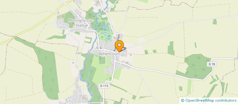 localisation de l'entreprise GRPT FORESTIER DU BOIS DE BOURRE  TALMAS