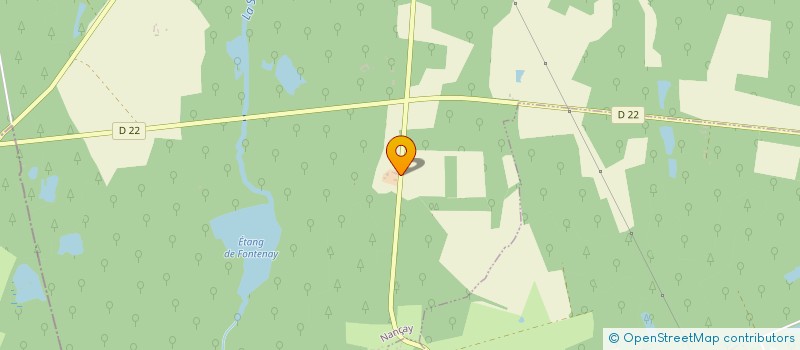 localisation de l'entreprise GRPT FORESTIER DU LAC DES TRUITES  NANCAY